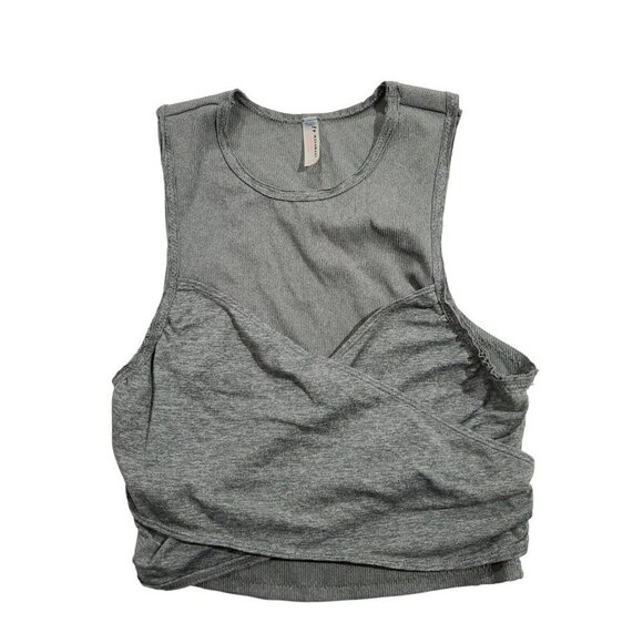 FP Movement Gray Womens Tank Top with crossed Fabric Size XS - Picture 1 of 10